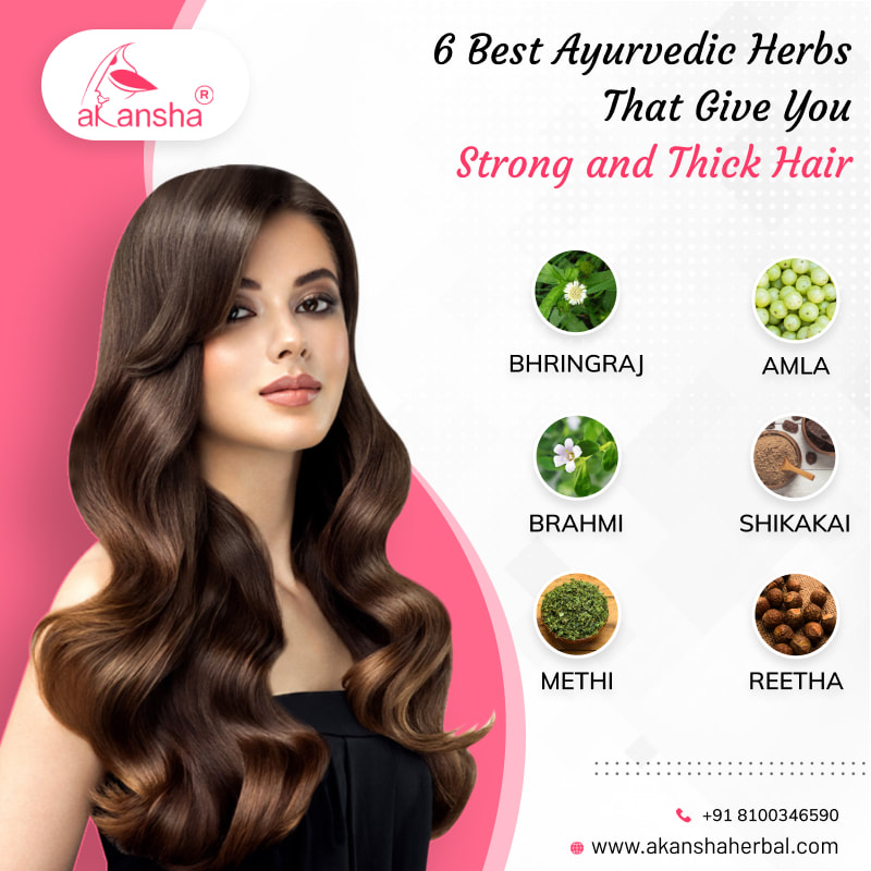 6 Best Ayurvedic Herbs That Give You Strong and Thick Hair
